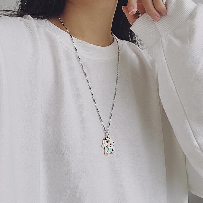 Crayon Shin-chan cartoon neckl - Women Accessories Gift Set บทวิจารณ์และราคา