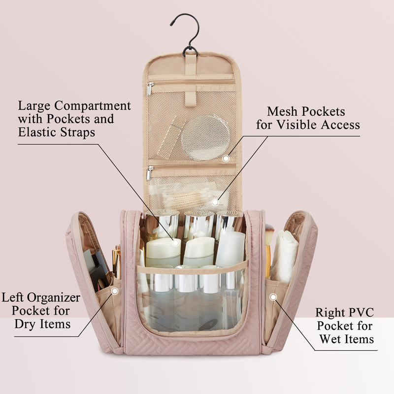 BAGSMART Travel Toiletry Bag f - Women Accessories List บทวิจารณ์และราคา