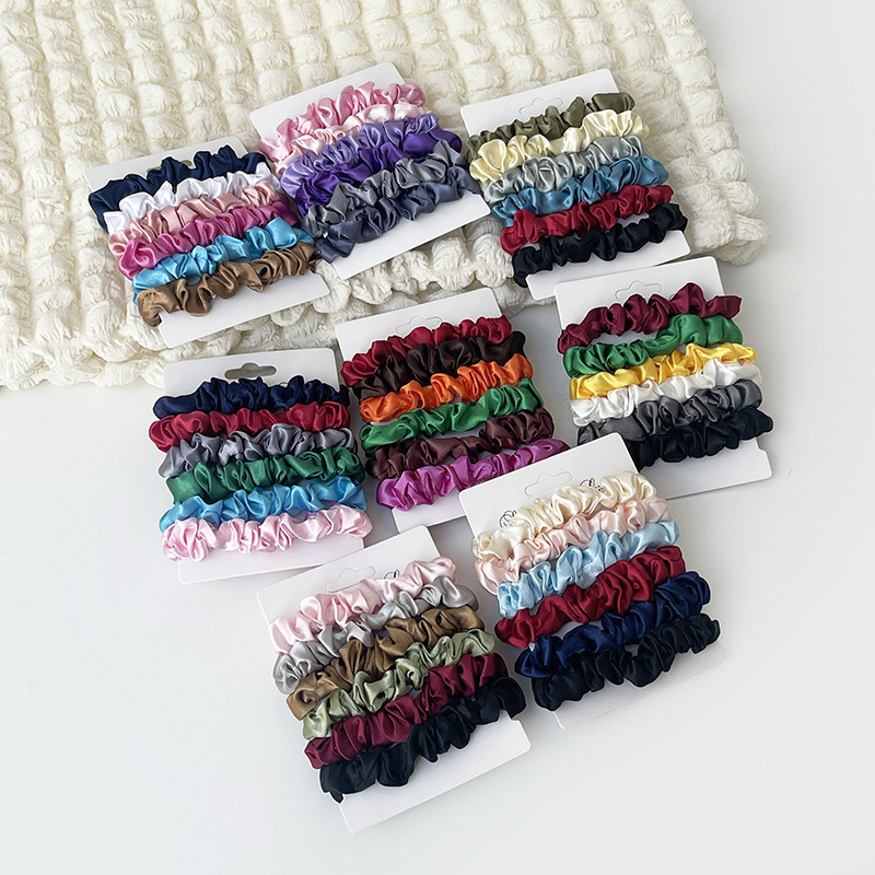 Satin scrunchies shaped like p - Women'S Accessories Amazon บทวิจารณ์และราคา