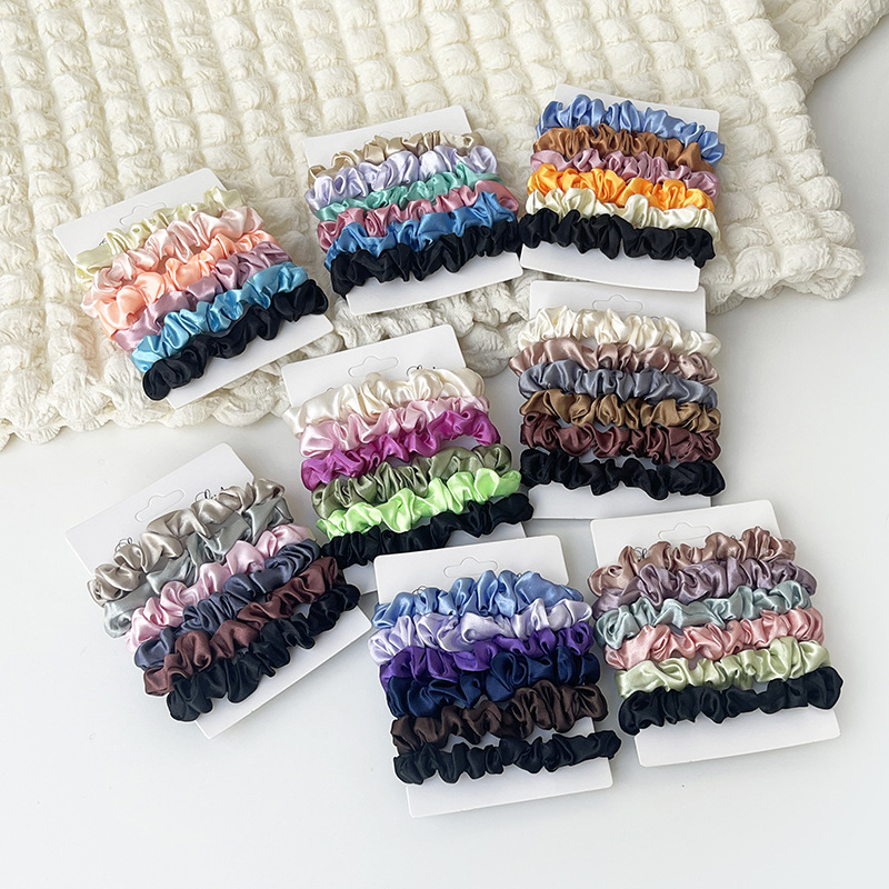 Satin scrunchies shaped like p - Women'S Accessories Amazon บทวิจารณ์และราคา