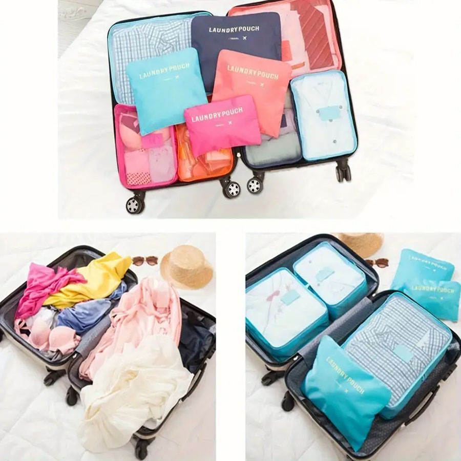 6pcs Travel Organizer Storage  - Women Accessories List บทวิจารณ์และราคา