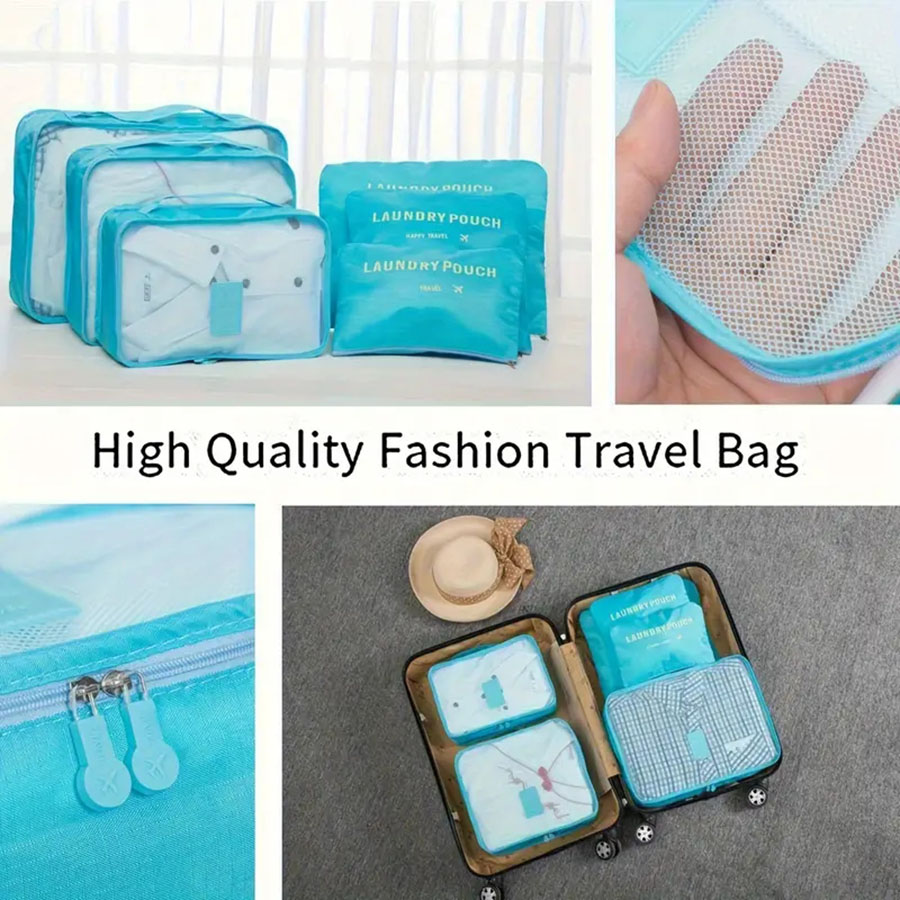 6pcs Travel Organizer Storage  - Women Accessories List บทวิจารณ์และราคา