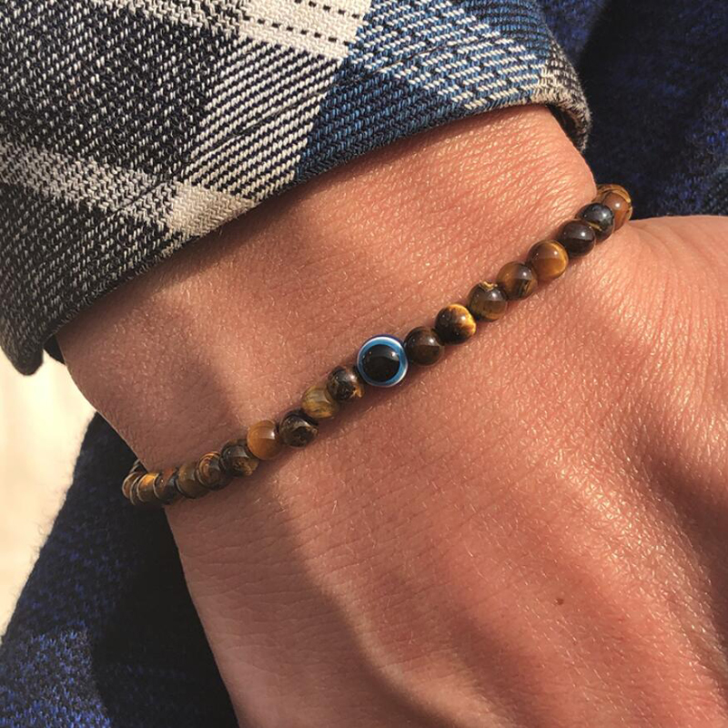 Minimalist Motorbike Bracelet  - Evil Eye Bracelet บทวิจารณ์และราคา