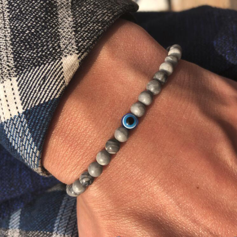 Minimalist Motorbike Bracelet  - Evil Eye Bracelet บทวิจารณ์และราคา