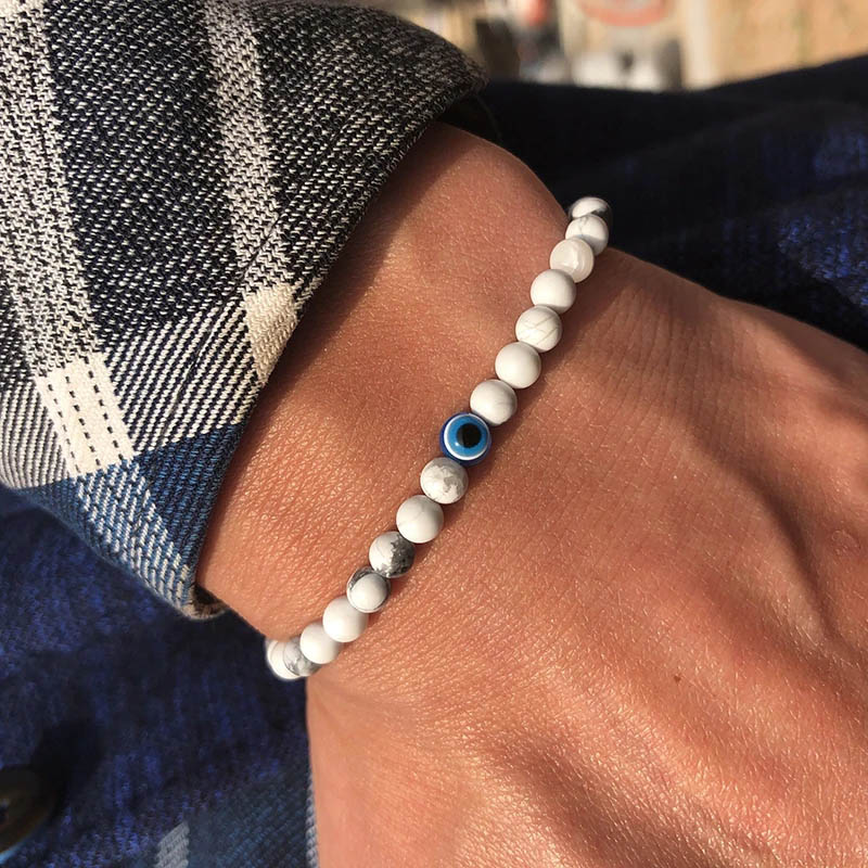 Minimalist Motorbike Bracelet  - Evil Eye Bracelet บทวิจารณ์และราคา