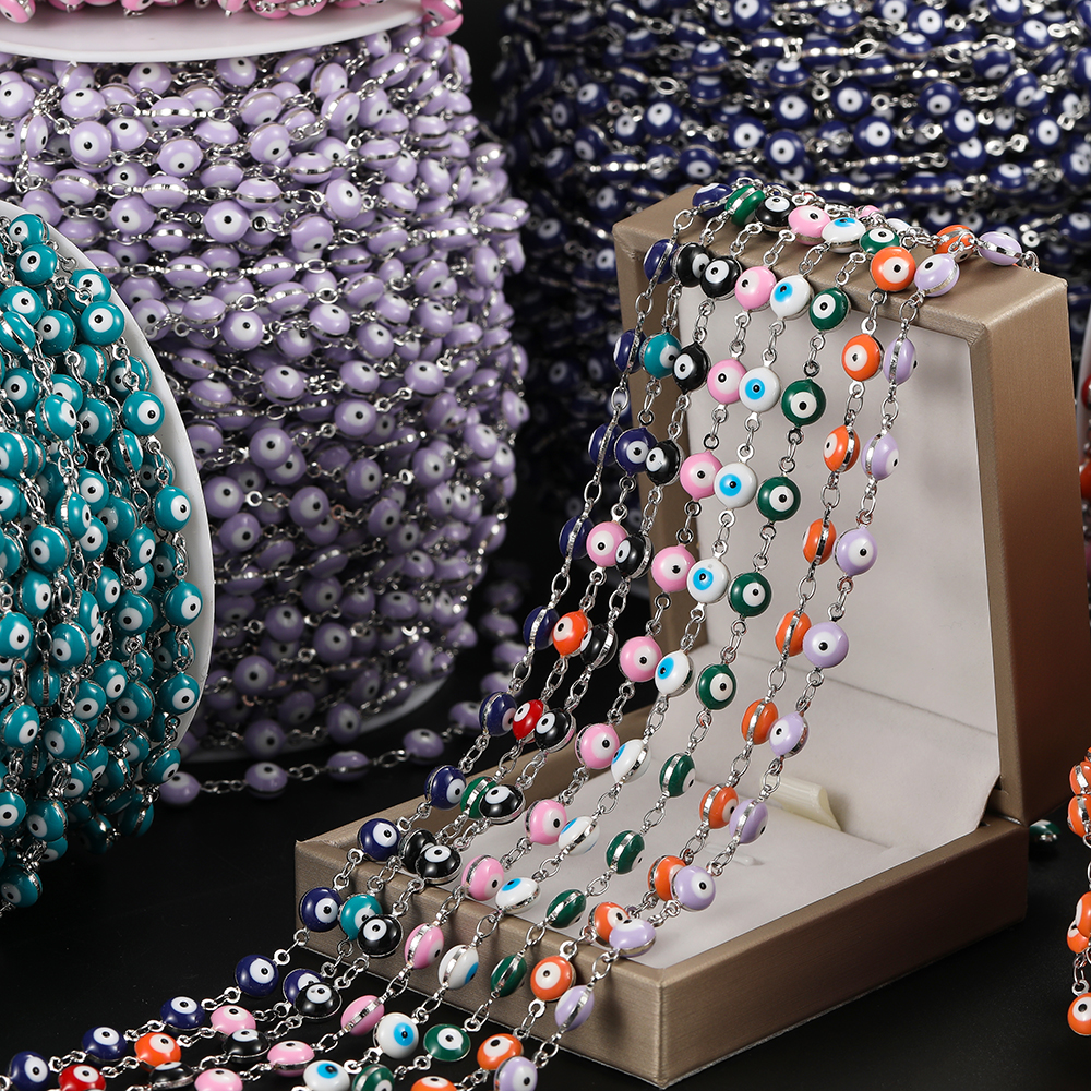1M 6mm Copper Evil Eye Beads C - Evil Eye Bracelet บทวิจารณ์และราคา