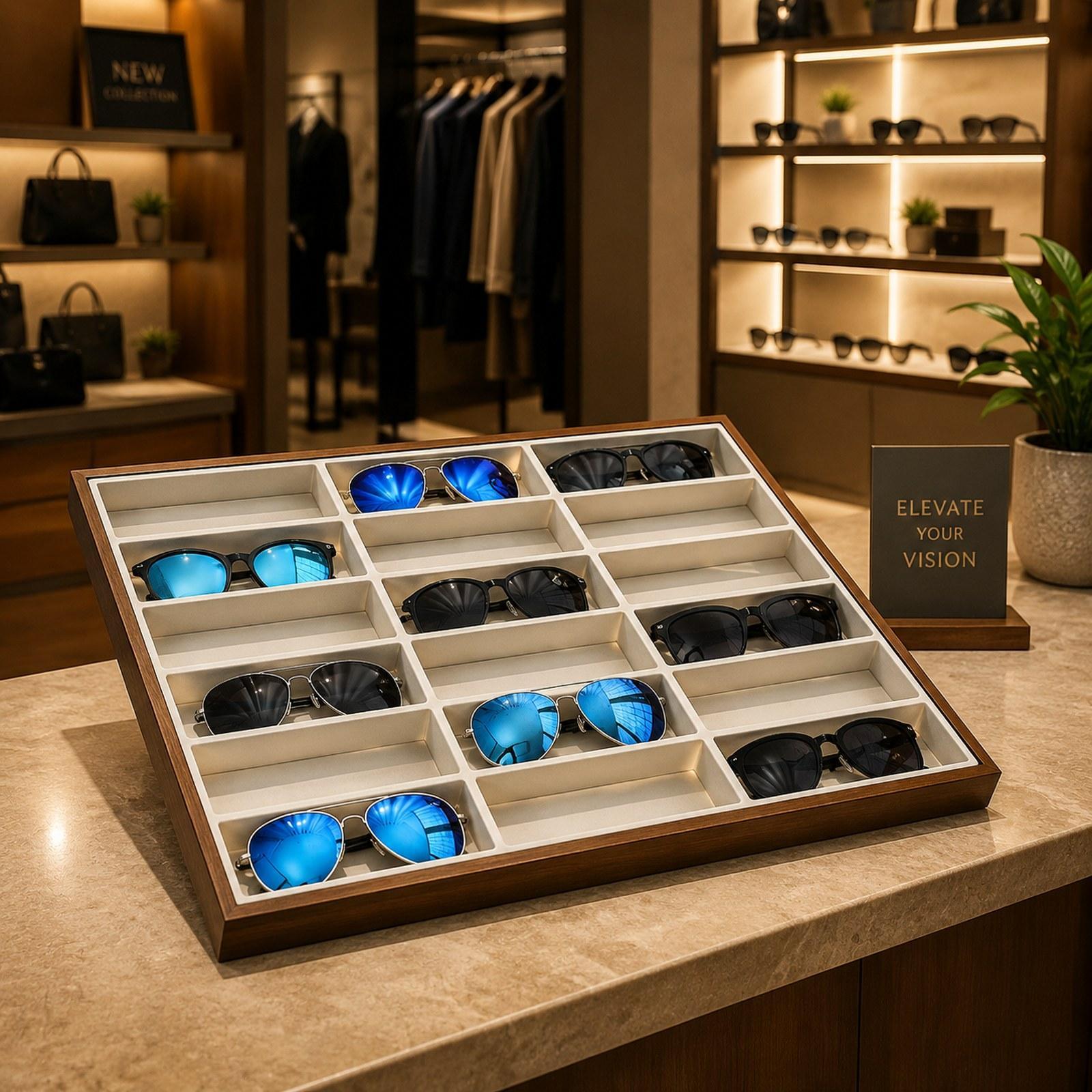 Glasses Display Tray Eyewear S - Women Accessories List บทวิจารณ์และราคา