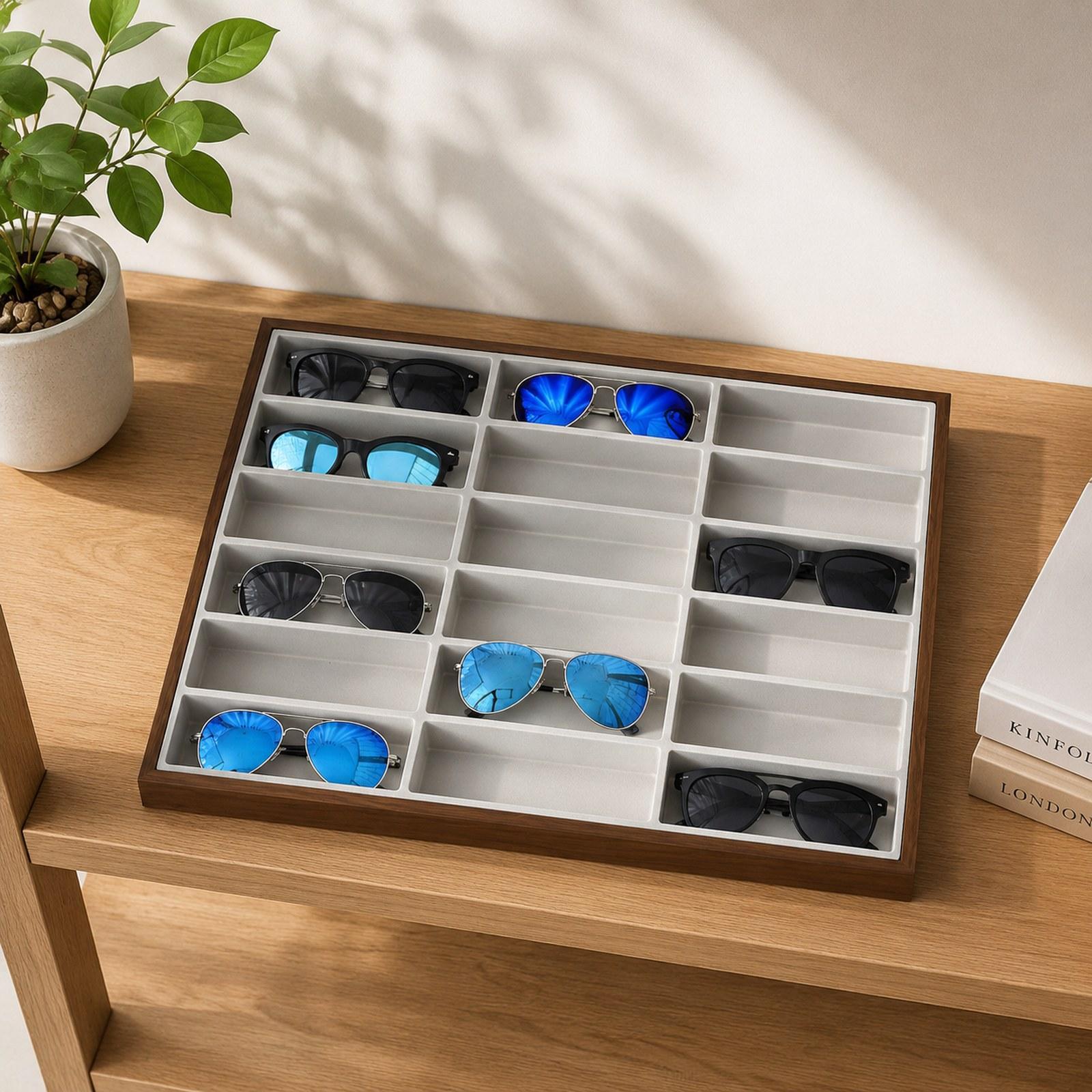Glasses Display Tray Eyewear S - Women Accessories List บทวิจารณ์และราคา