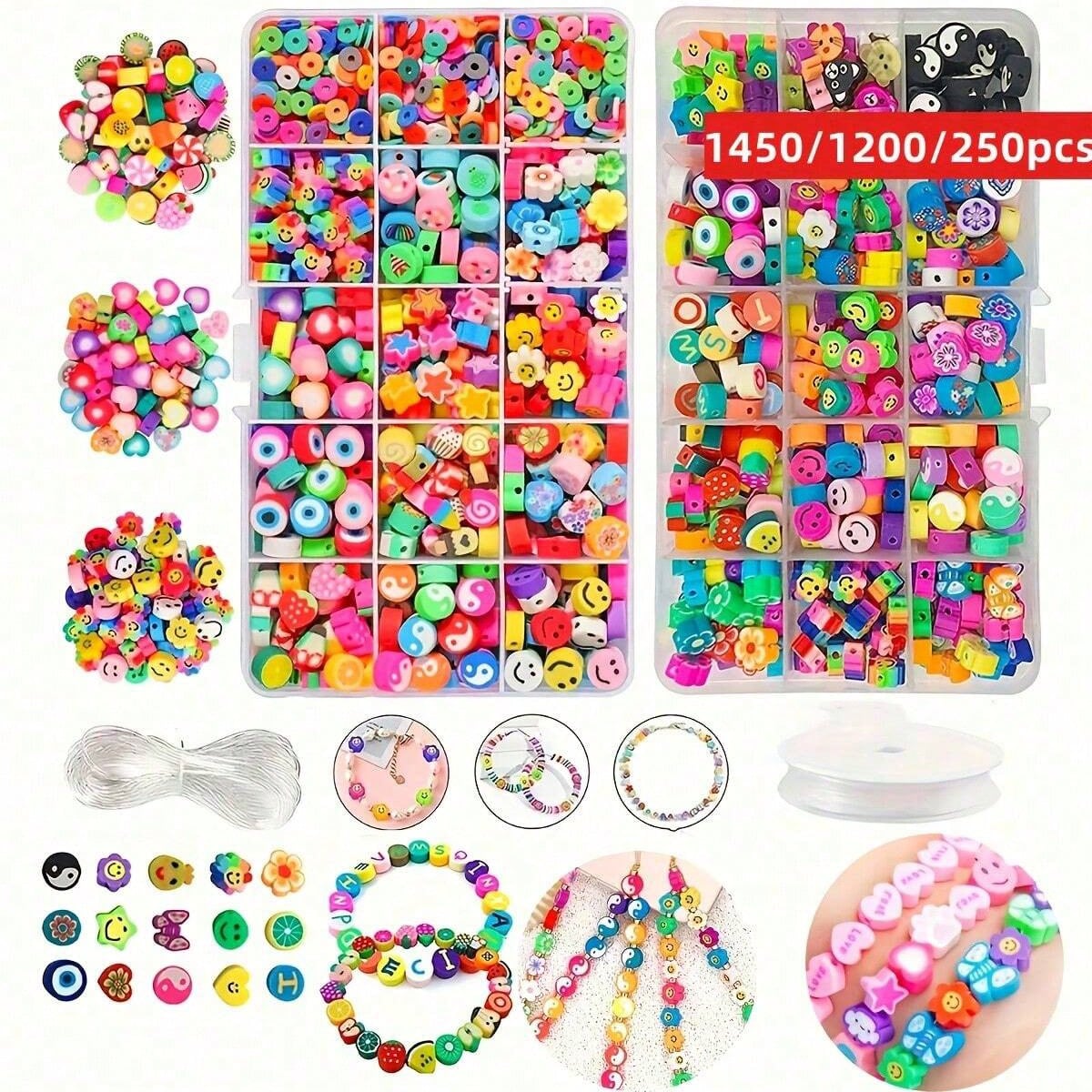 1450/1200/250pcs Polymer Clay  - Women Accessories Gift Set บทวิจารณ์และราคา