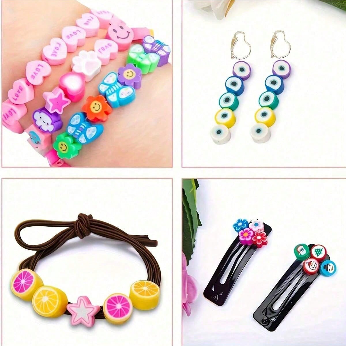 1450/1200/250pcs Polymer Clay  - Women Accessories Gift Set บทวิจารณ์และราคา