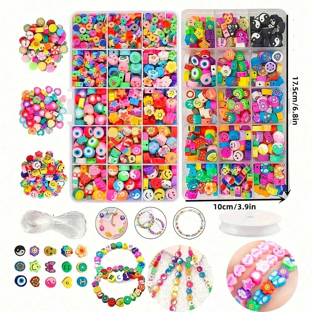 1450/1200/250pcs Polymer Clay  - Women Accessories Gift Set บทวิจารณ์และราคา