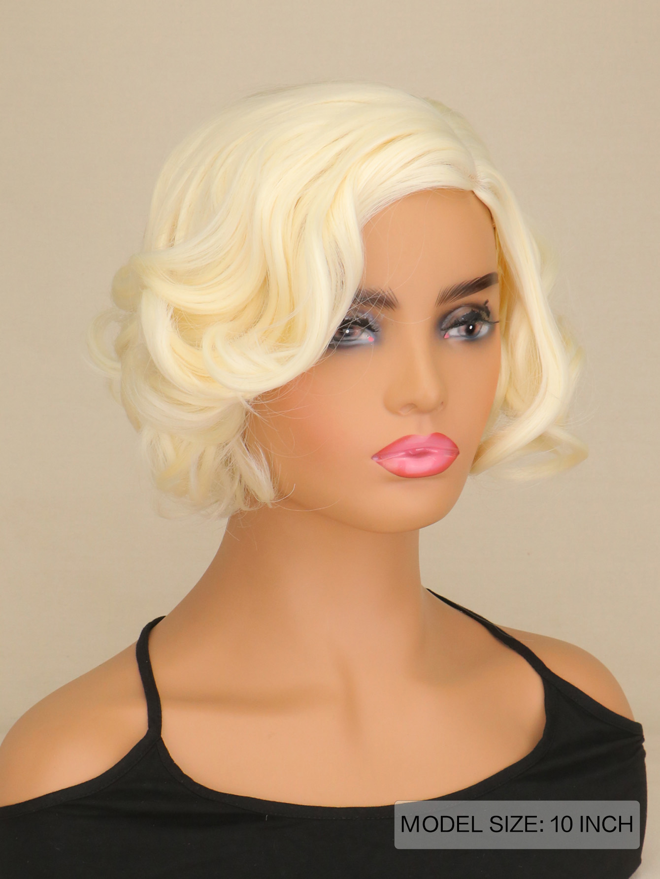 Women Synthetic Short Curly Ha - Women'S Accessories In The 60S บทวิจารณ์และราคา