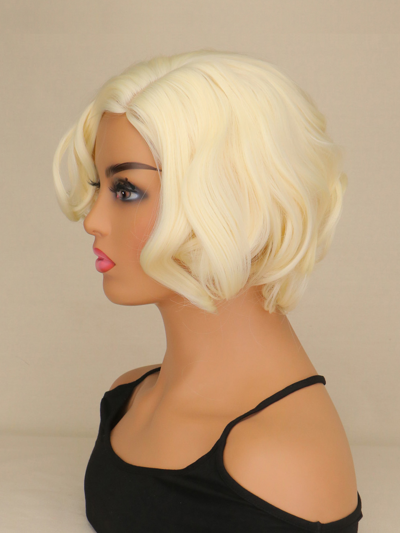 Women Synthetic Short Curly Ha - Women'S Accessories In The 60S บทวิจารณ์และราคา