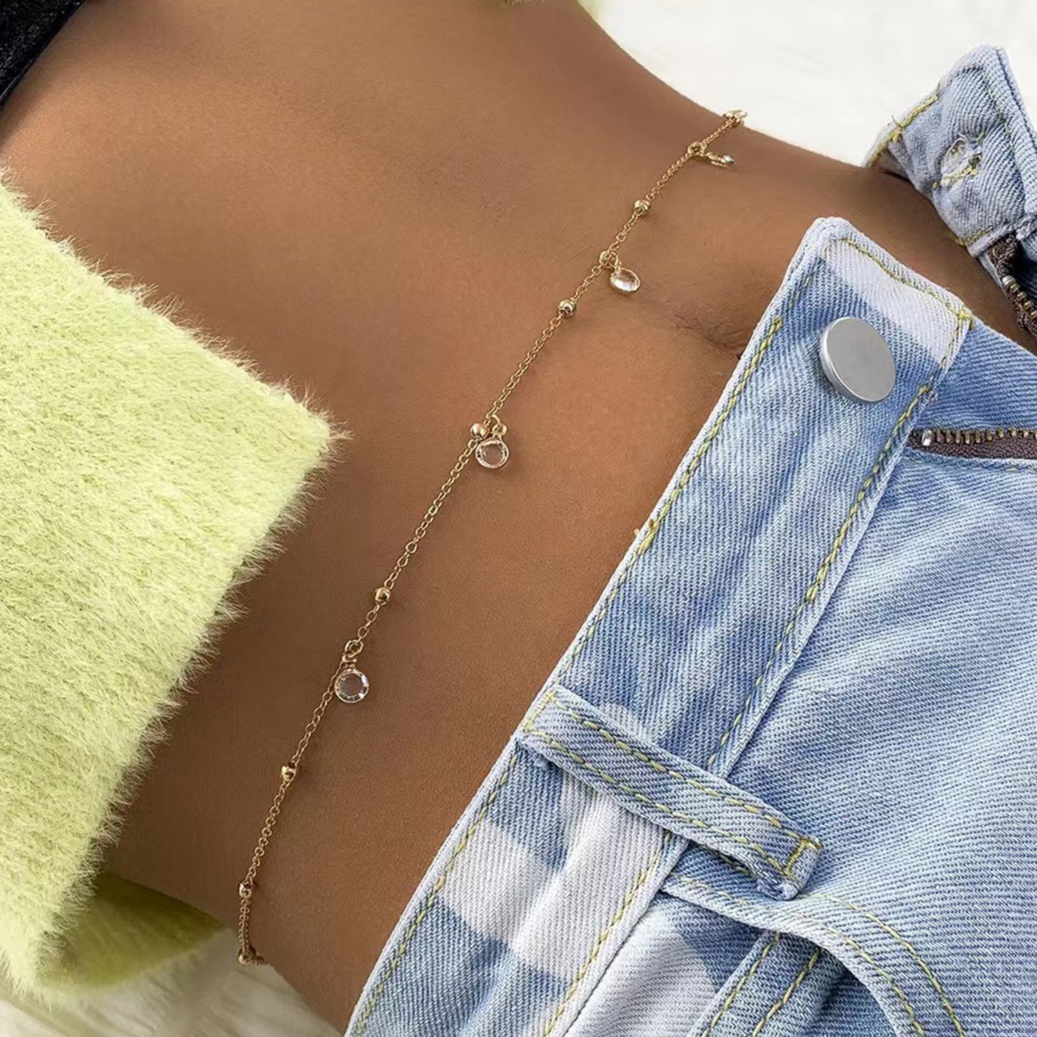 Trendy Minimalism Belly Chains - Women Accessories Dropshipping บทวิจารณ์และราคา