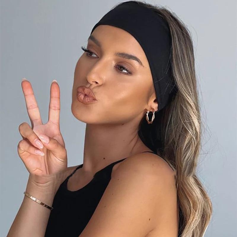 Sweatband for Men Women Elasti - Women'S Yoga Accessories บทวิจารณ์และราคา