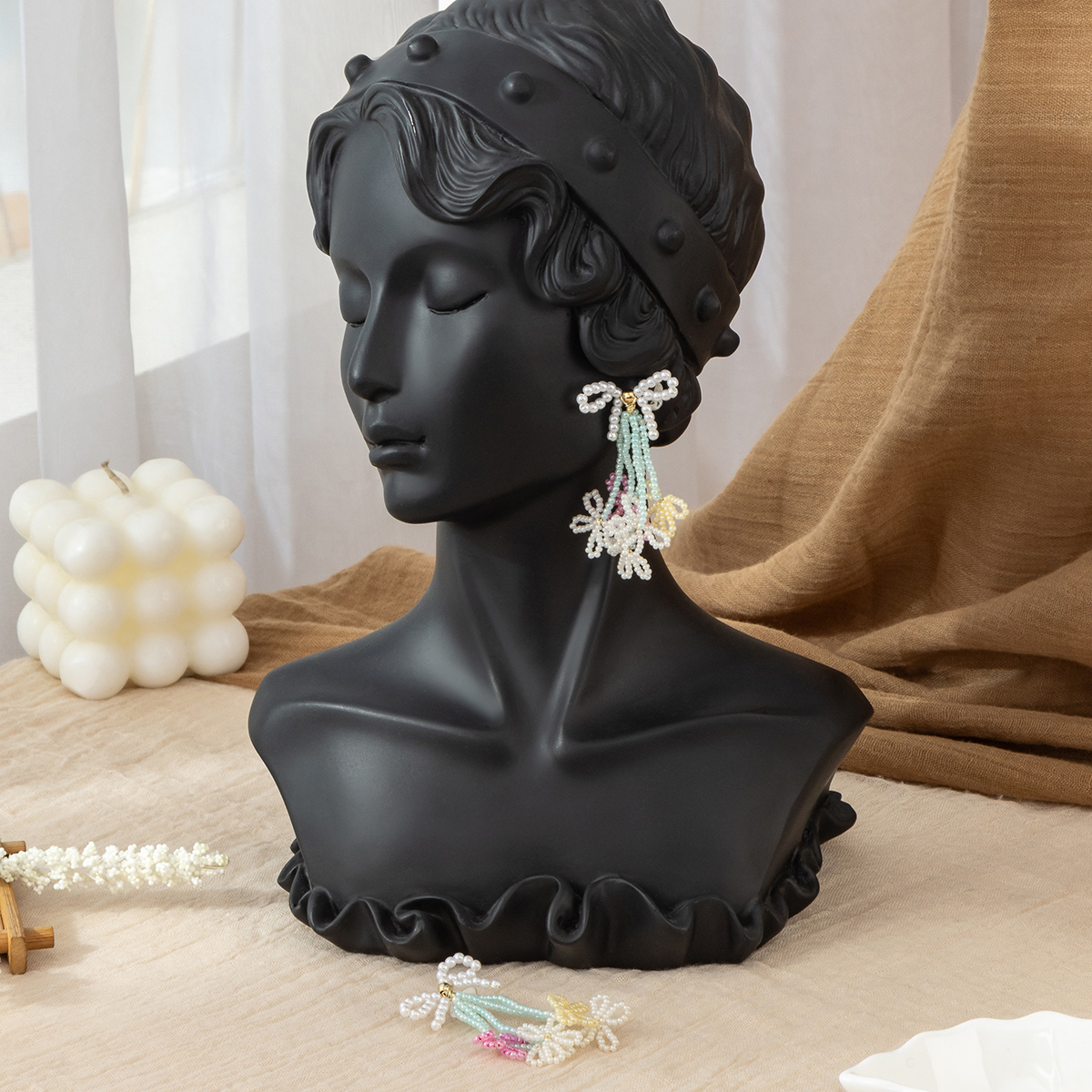 Vintage  Drop Earrings for Wom - Tassel Earrings Boho บทวิจารณ์และราคา