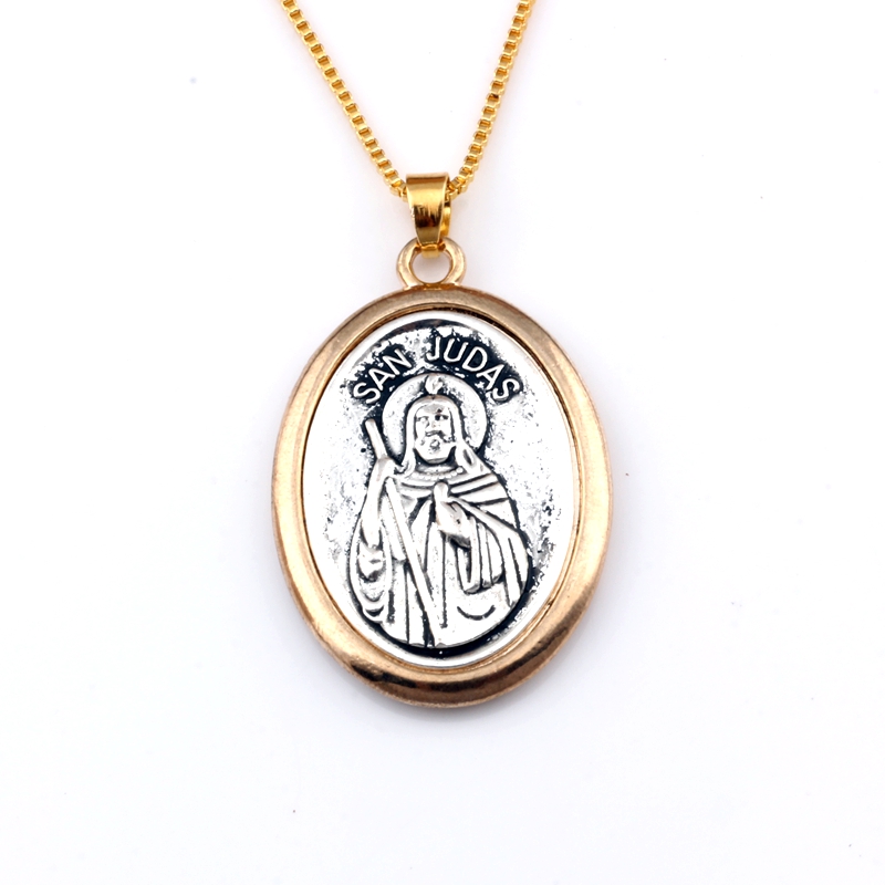 1Pc Two-Tone San Judas Tadeo R - Women Juda Accessories บทวิจารณ์และราคา