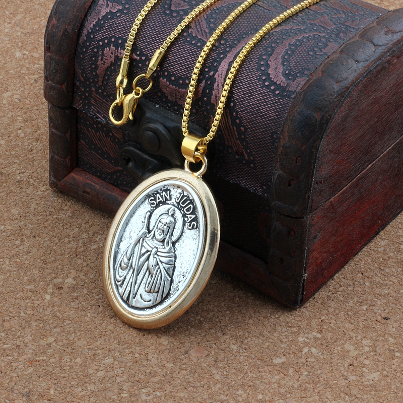 1Pc Two-Tone San Judas Tadeo R - Women Juda Accessories บทวิจารณ์และราคา