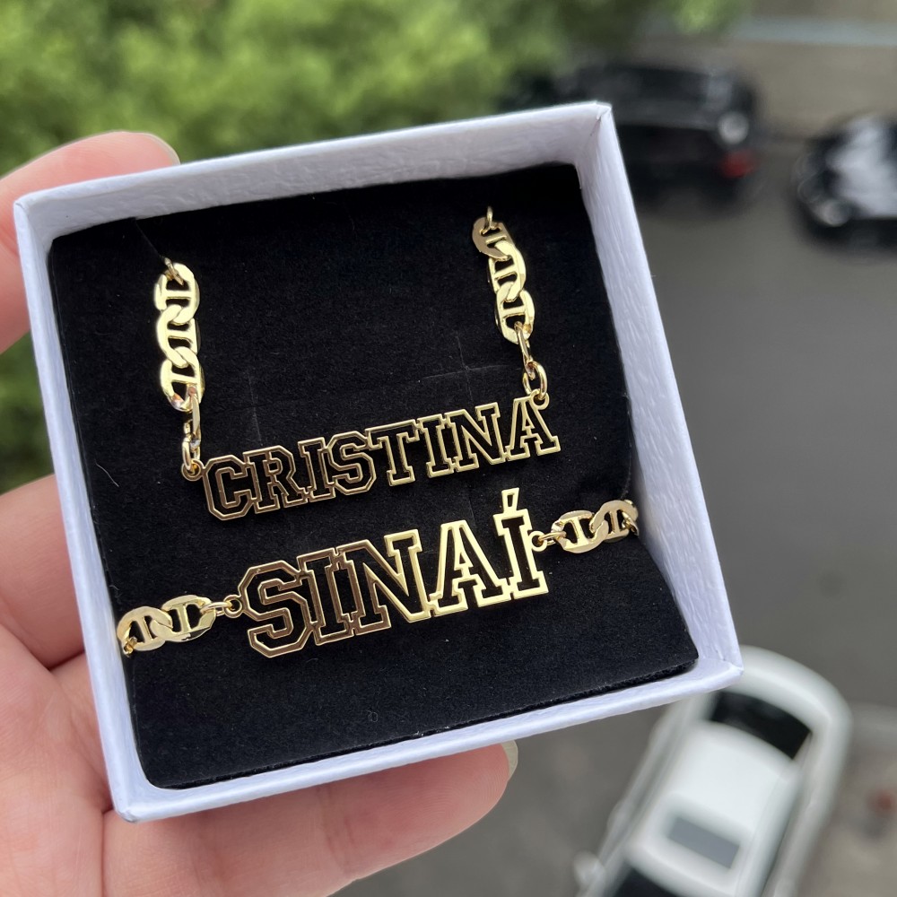 DUOYING Custom Name Hollow Nec - Women Accessories Gift Set บทวิจารณ์และราคา