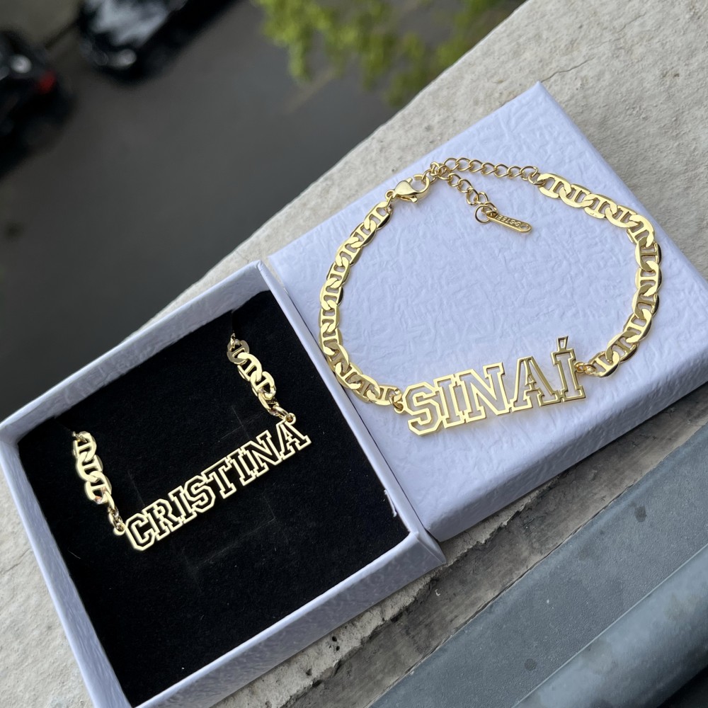 DUOYING Custom Name Hollow Nec - Women Accessories Gift Set บทวิจารณ์และราคา