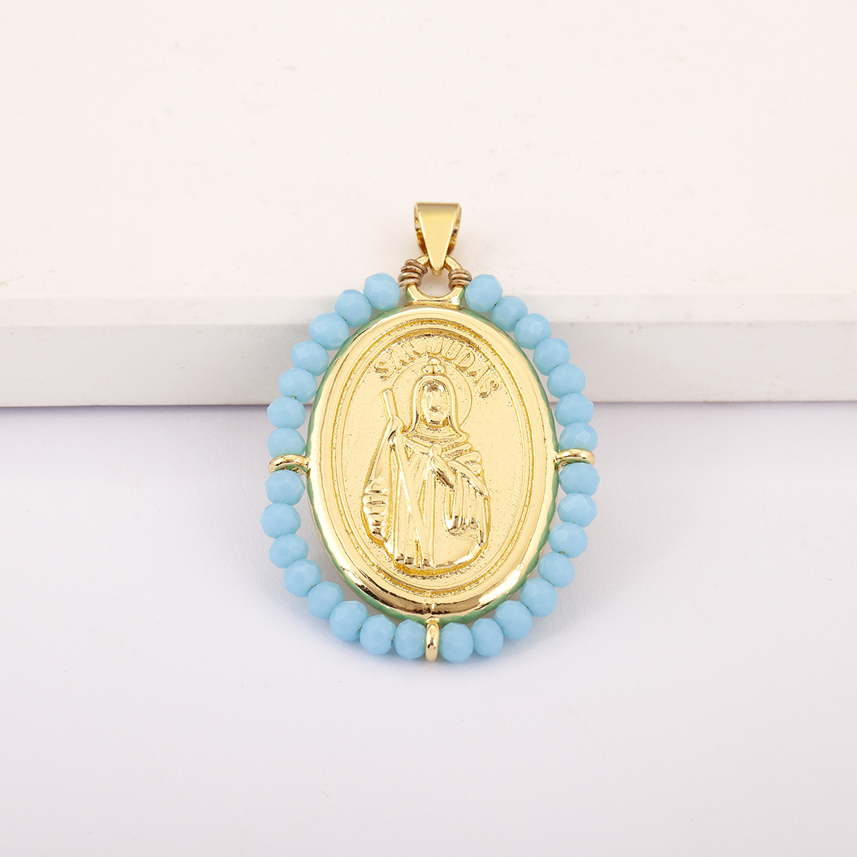 Retro Religion Sun Judas Oval  - Women Juda Accessories บทวิจารณ์และราคา