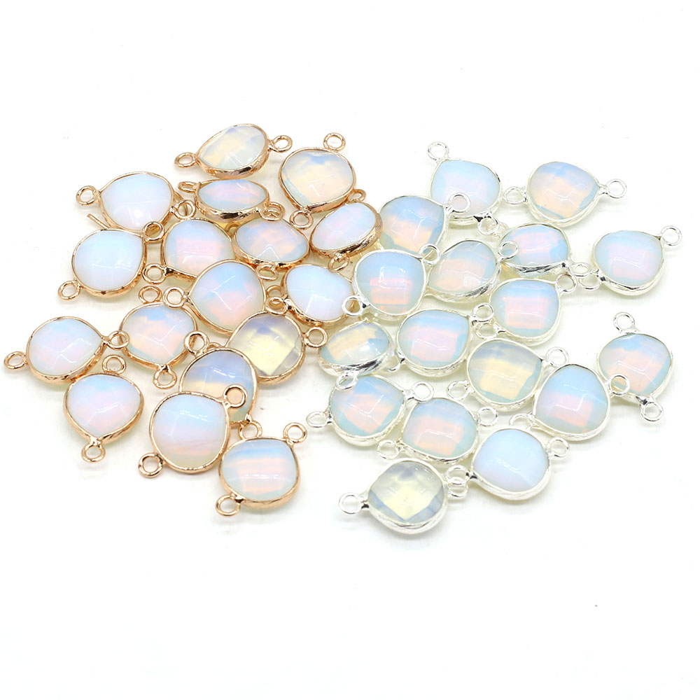 2pcs Natural Stone Connectors  - Women Accessories Dropshipping บทวิจารณ์และราคา