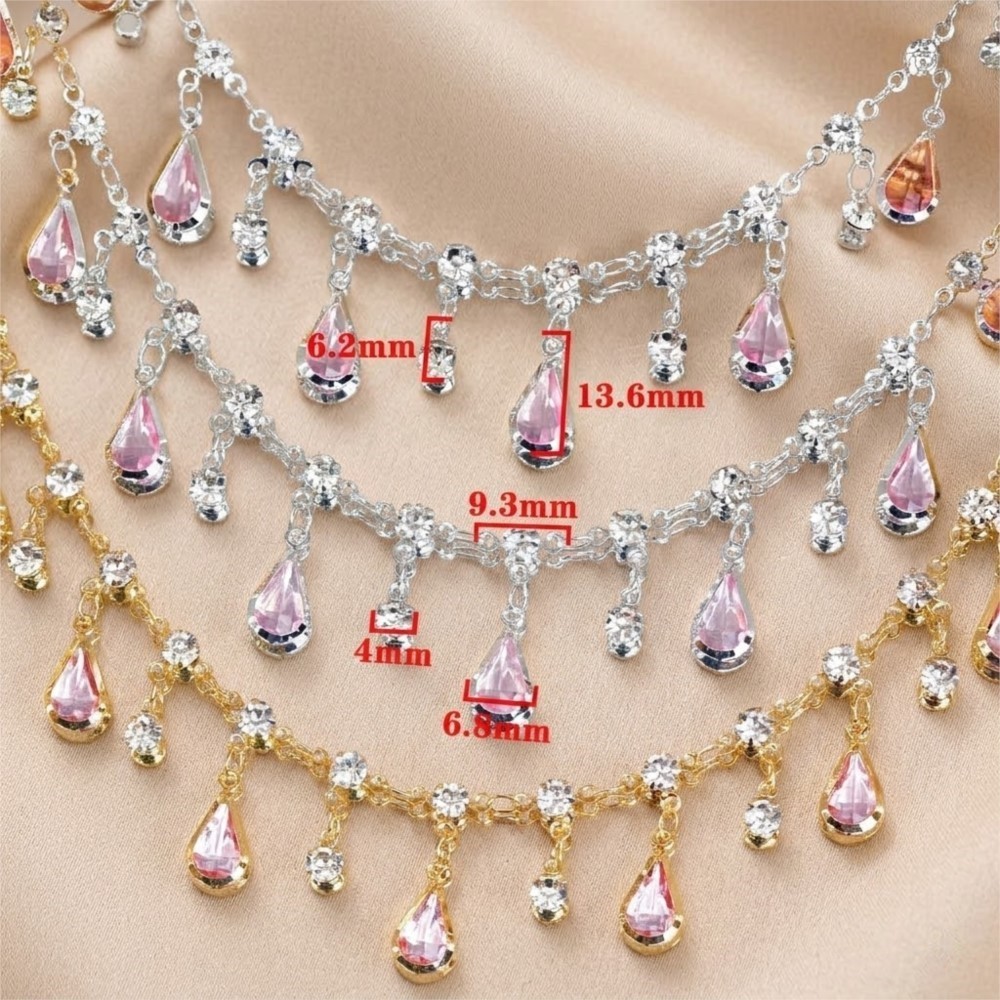 0.5/1m Teardrop Rhinestone Tas - Women'S Accessories Clothing บทวิจารณ์และราคา