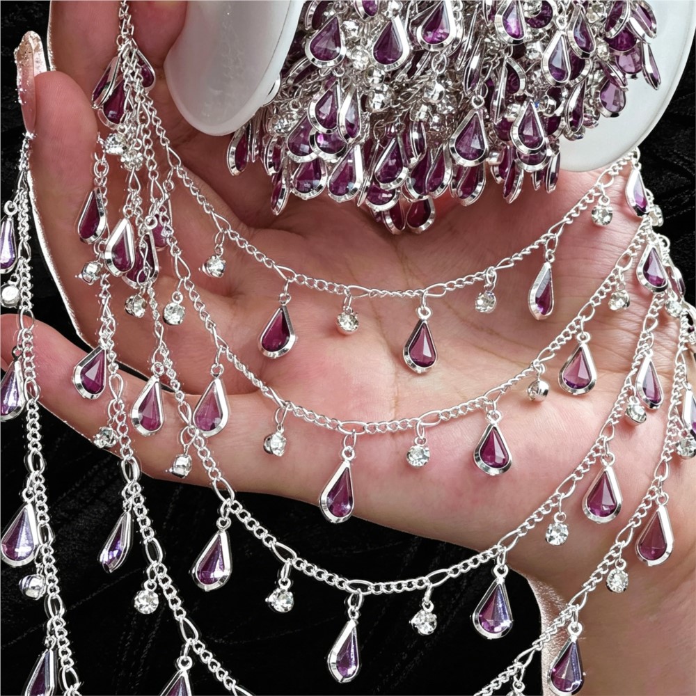 0.5/1m Teardrop Rhinestone Tas - Women'S Accessories Clothing บทวิจารณ์และราคา