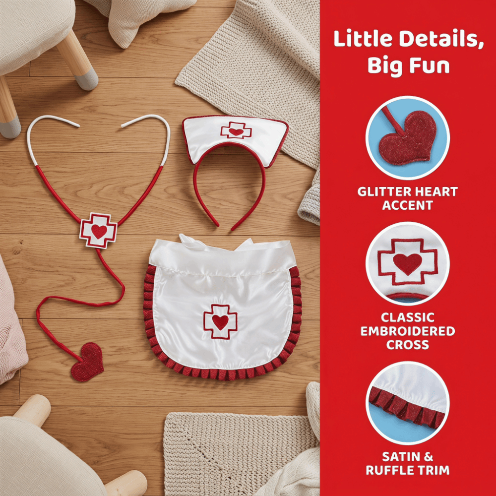 Halloween Nurse Costume Access - Women Accessories Store บทวิจารณ์และราคา