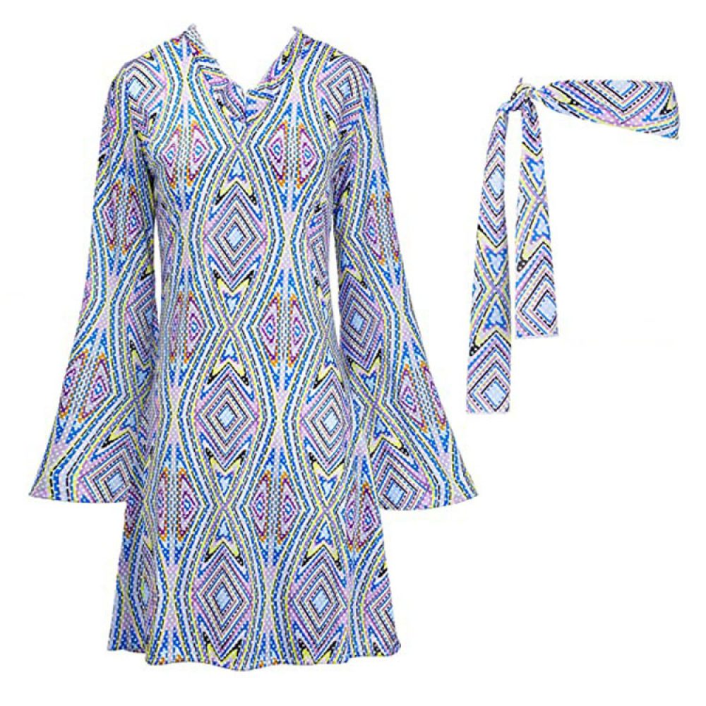 Women 60S 70S Floral Disco Dre - Women'S Accessories In The 60S บทวิจารณ์และราคา