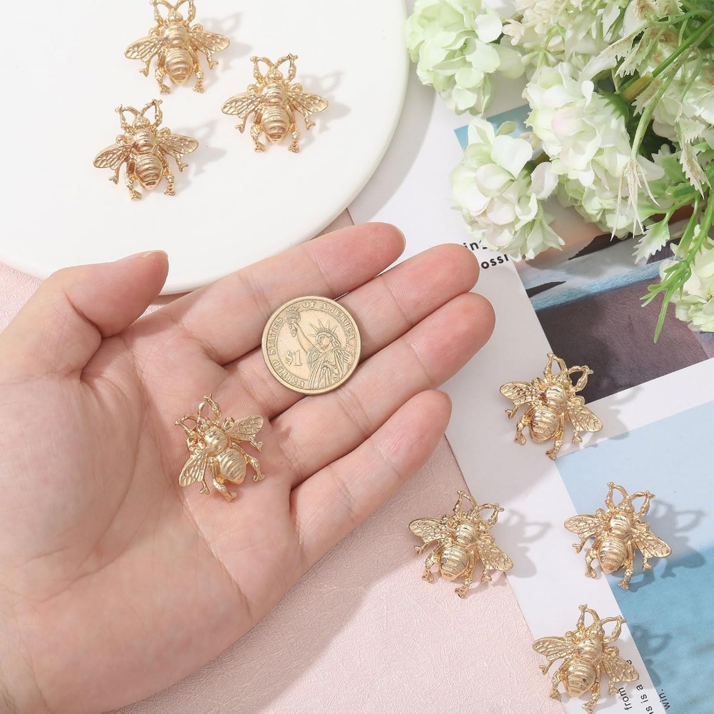 12PCS Honeybee Brooch Pin Gold - Brooch Pin Gold บทวิจารณ์และราคา