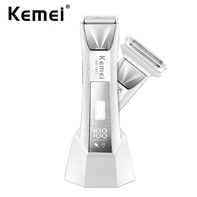 Kemei Groin Hair Trimmer for M - Women Accessories Clearance บทวิจารณ์และราคา