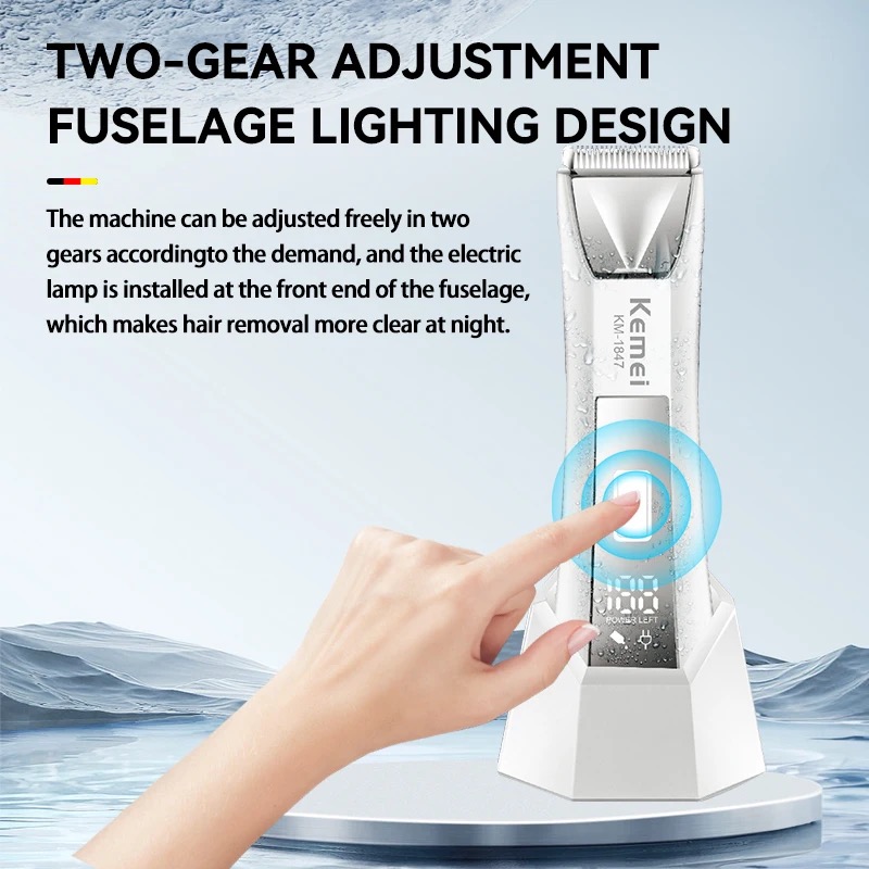 Kemei Groin Hair Trimmer for M - Women Accessories Clearance บทวิจารณ์และราคา