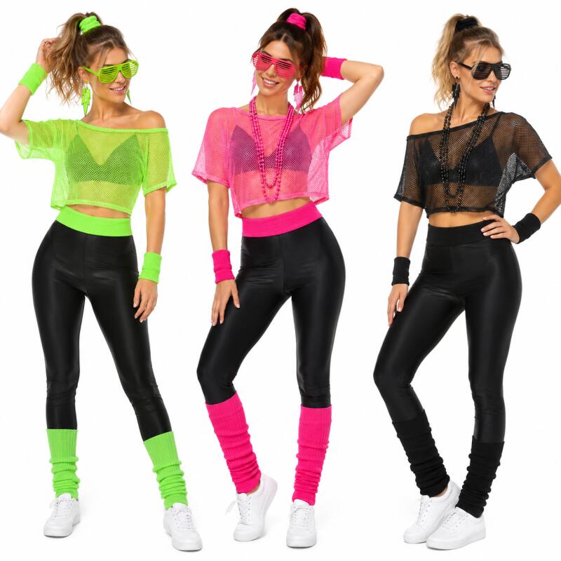 80s Hippie Disco Outfit Set Ne - Women Accessories Earrings บทวิจารณ์และราคา