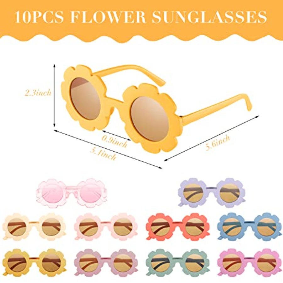Groovy Retro Flower Sunglasses - Women'S Accessories In The 60S บทวิจารณ์และราคา