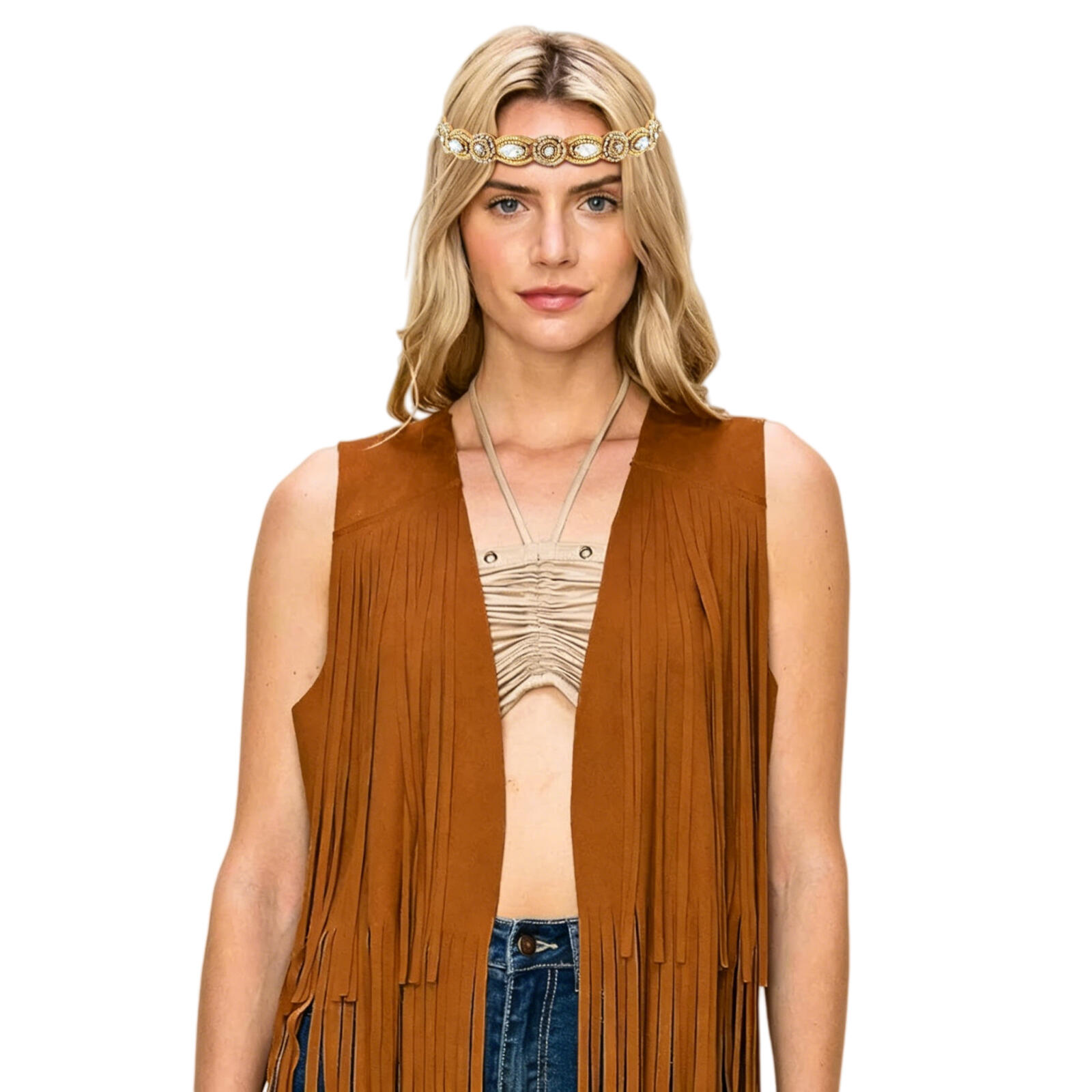 Women 70s Hippie Costume Acces - Women'S Accessories In The 60S บทวิจารณ์และราคา