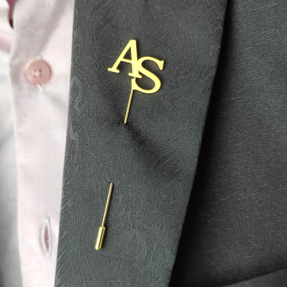 Sherman Custom  Lapel Pins Men - Brooch Pin Gold บทวิจารณ์และราคา