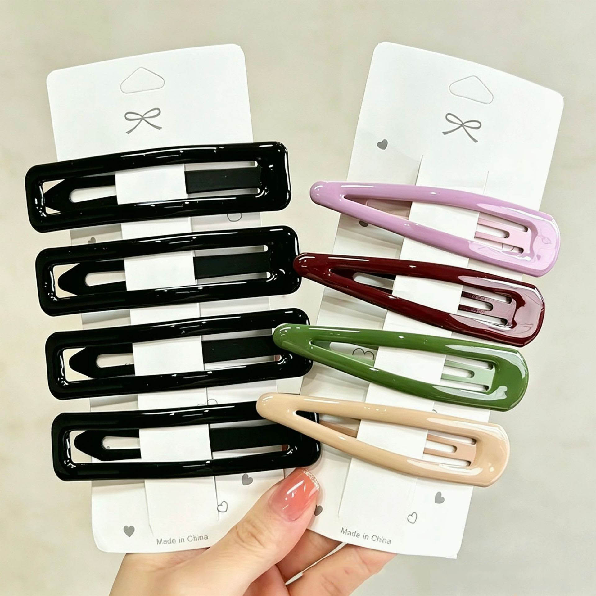 Oversized Metal Snap Hair Clip - Women Accessories Dropshipping บทวิจารณ์และราคา