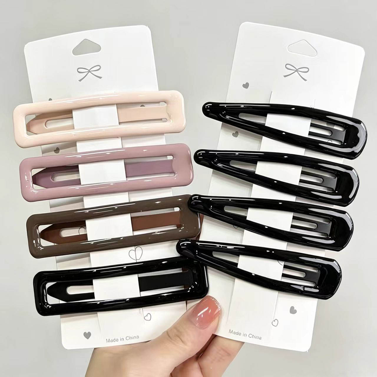 Oversized Metal Snap Hair Clip - Women Accessories Dropshipping บทวิจารณ์และราคา