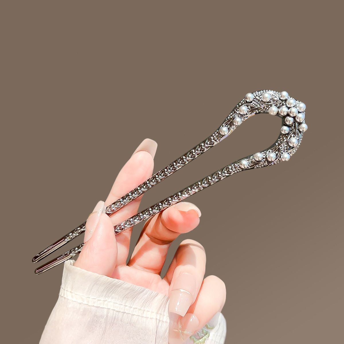 New Pearl U Shaped Hairpin For - Women'S Formal Accessories บทวิจารณ์และราคา