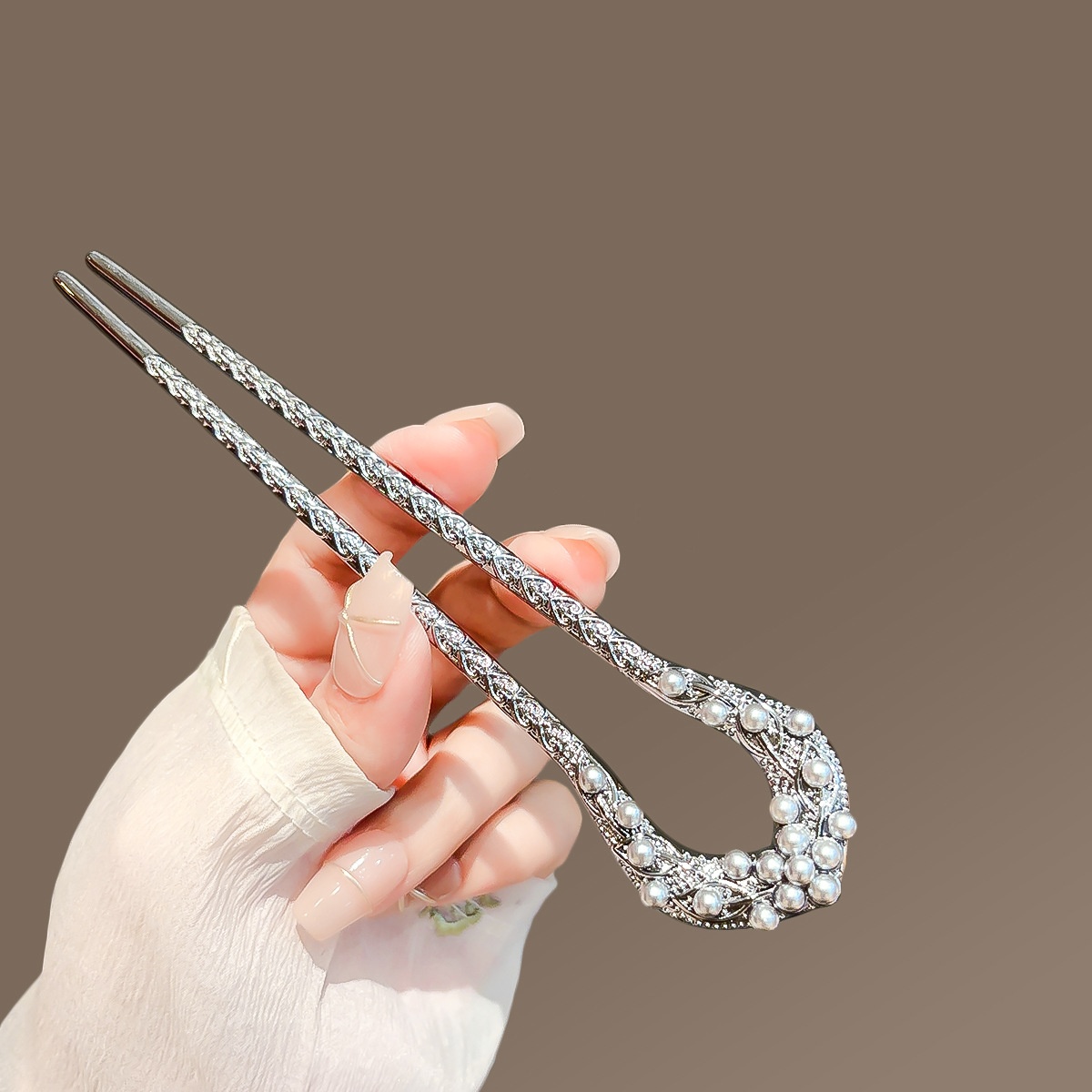 New Pearl U Shaped Hairpin For - Women'S Formal Accessories บทวิจารณ์และราคา