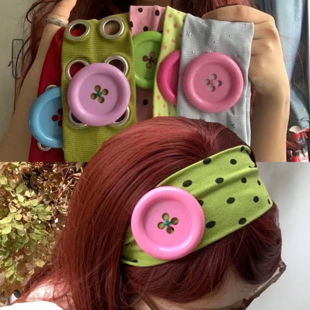 Y2K Subculture Large Button Po - Women'S Yoga Accessories บทวิจารณ์และราคา