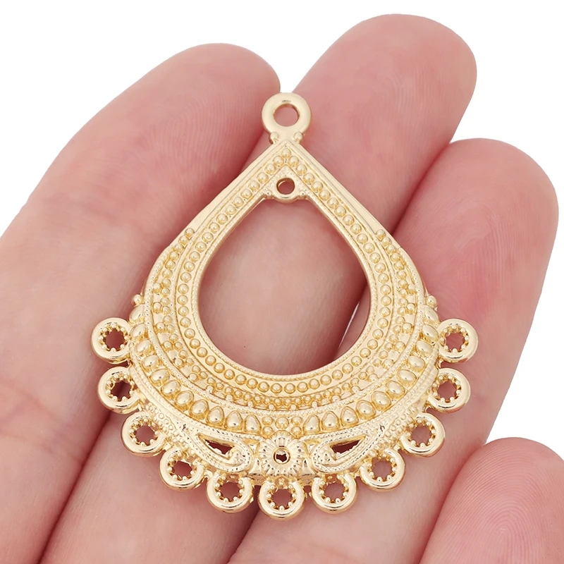 10 x Boho Gold Plated Flower J - Tassel Earrings Boho บทวิจารณ์และราคา