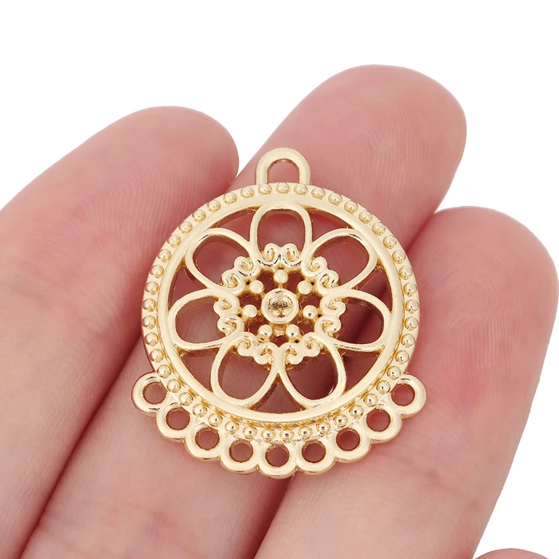 10 x Boho Gold Plated Flower J - Tassel Earrings Boho บทวิจารณ์และราคา