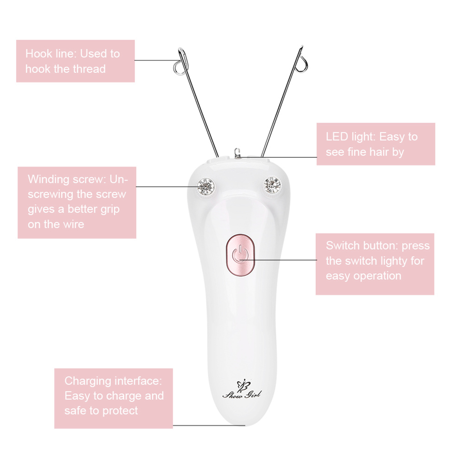 Electric Threading Epilator Hi - Women Accessories Clearance บทวิจารณ์และราคา