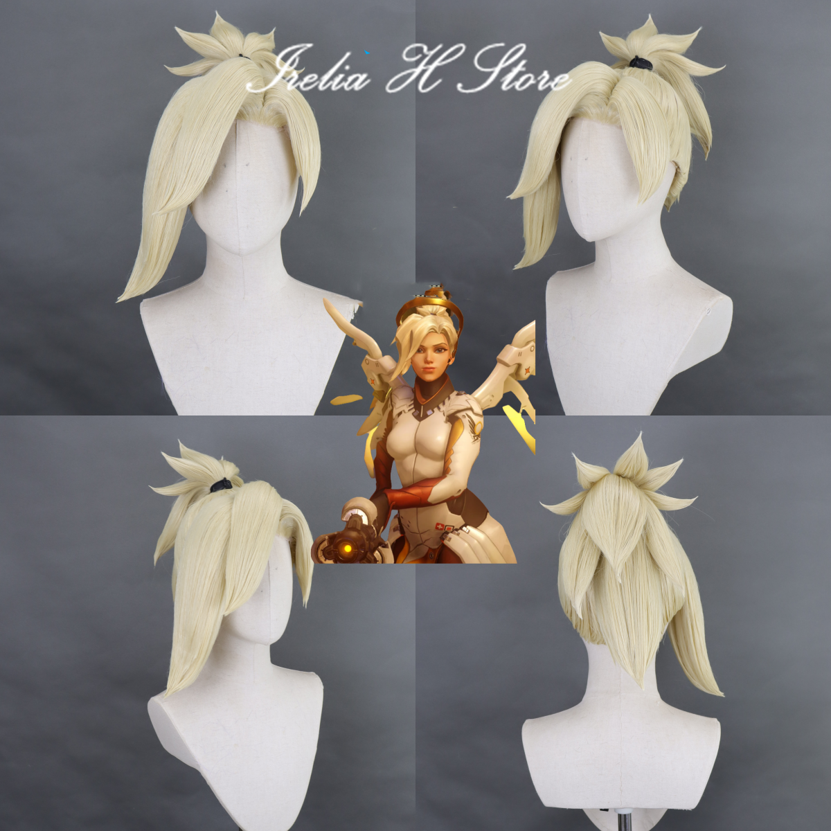 Irelia H Store OW Mercy's wig  - Women Accessories Store บทวิจารณ์และราคา