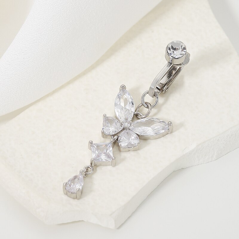Clip On Fake Navel Belly Butto - Women Accessories Dropshipping บทวิจารณ์และราคา