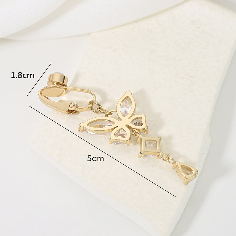 Clip On Fake Navel Belly Butto - Women Accessories Dropshipping บทวิจารณ์และราคา