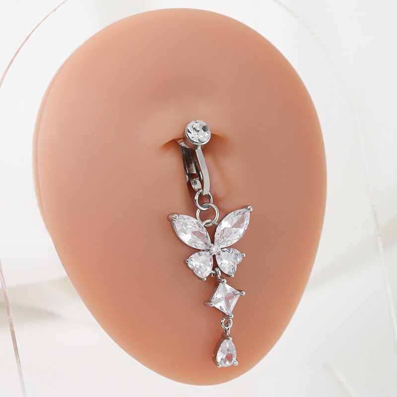 Clip On Fake Navel Belly Butto - Women Accessories Dropshipping บทวิจารณ์และราคา