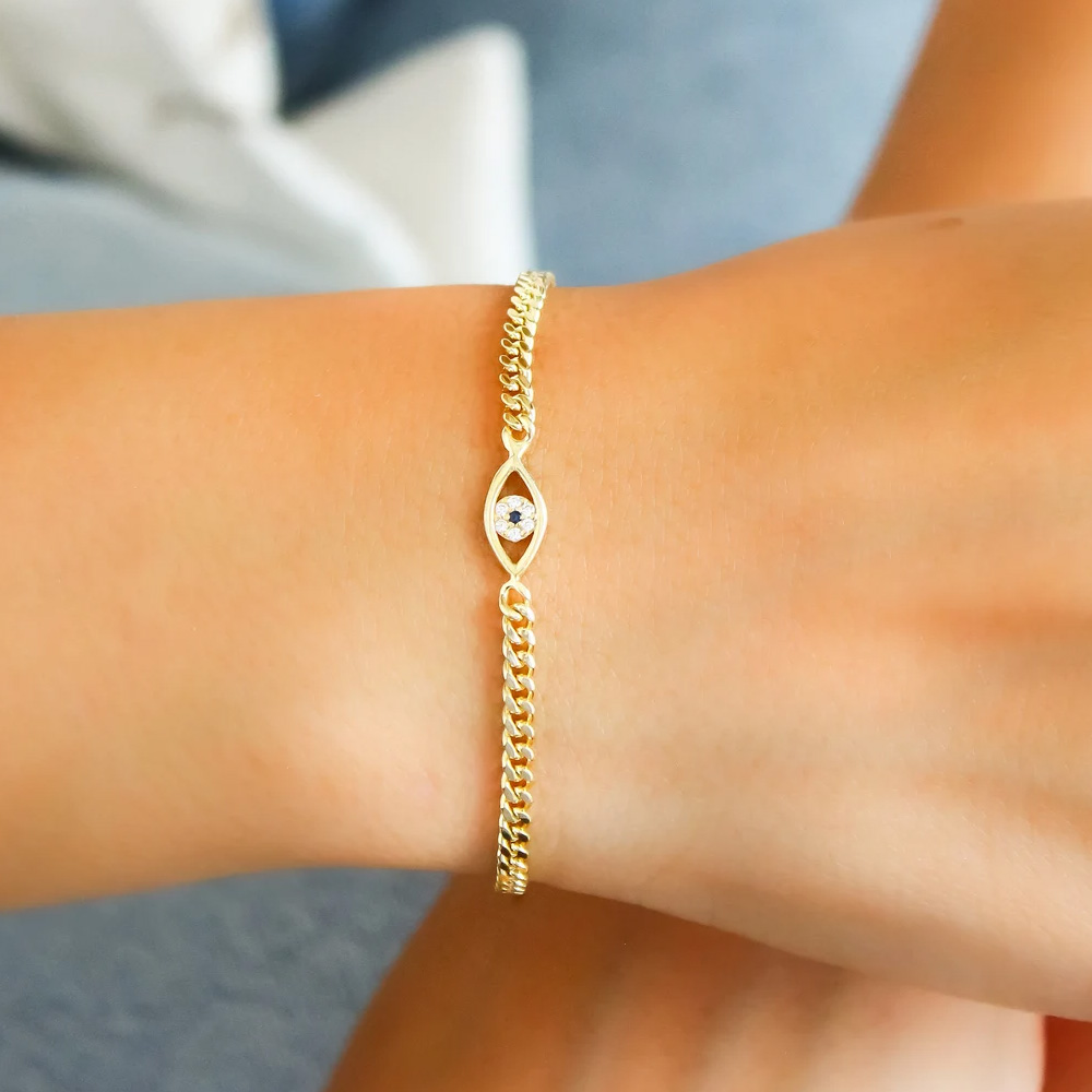 Stonefans Simple Evil Eye Brac - Evil Eye Bracelet บทวิจารณ์และราคา